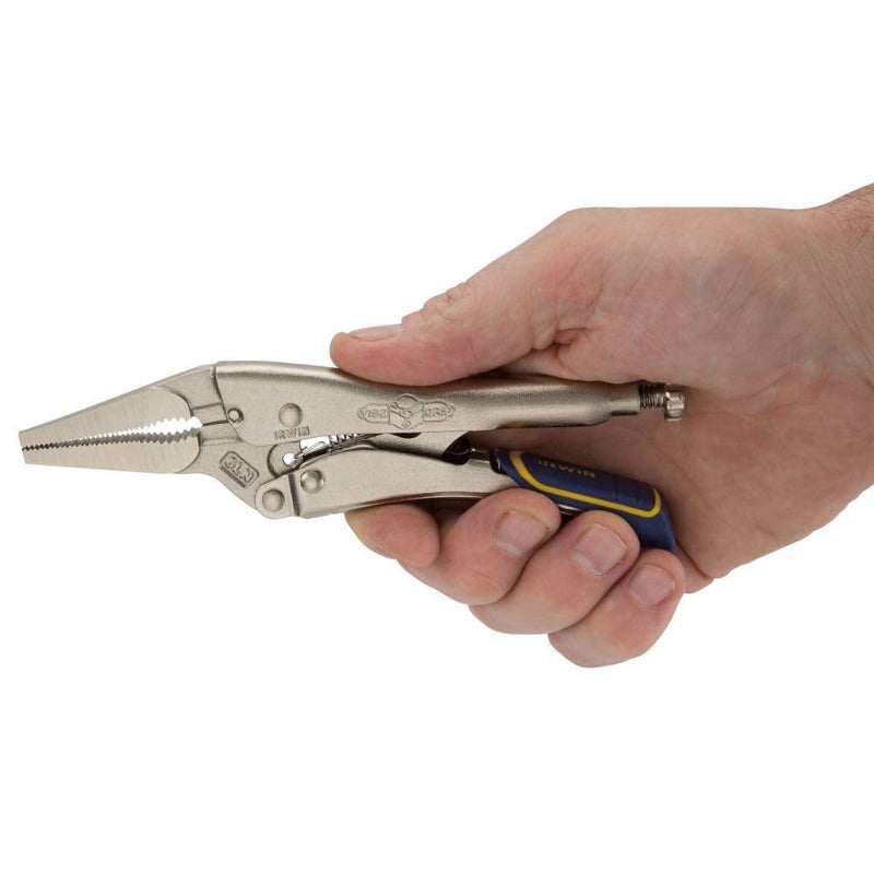 IRWIN VISE-GRIP Locking Pliers, Fast Release, Long Nose with Wire Cutter, 6-Inch (IRHT82583) - Image 4